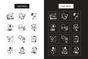 Animated Podcast Icons, a Solid Icon by Prosymbols (Thumbnail 3 of 7)