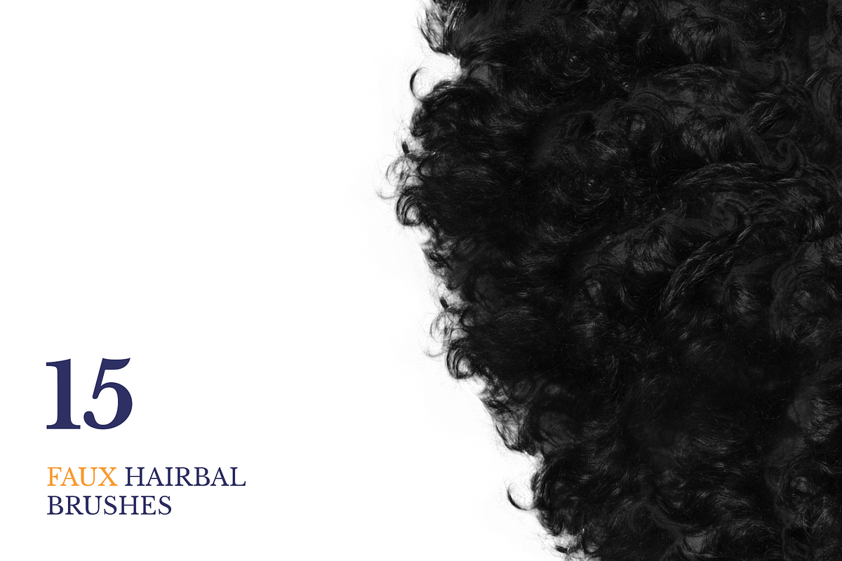 Hair Brushes for Photoshop, a Brush Add-On by Jinro (Photo 5 of 9)