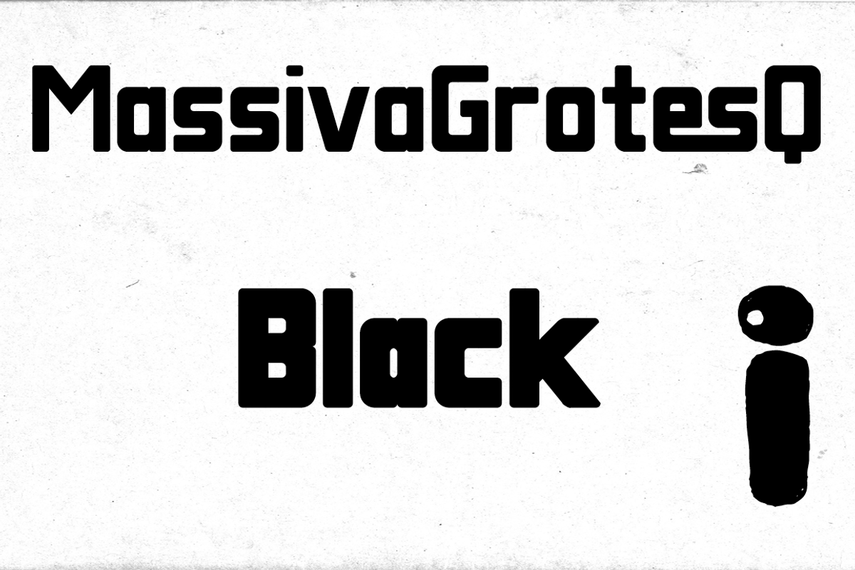 Massiva GrotesQ Black