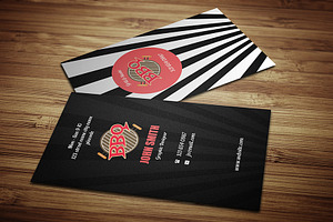 Creative BBQ Business Card