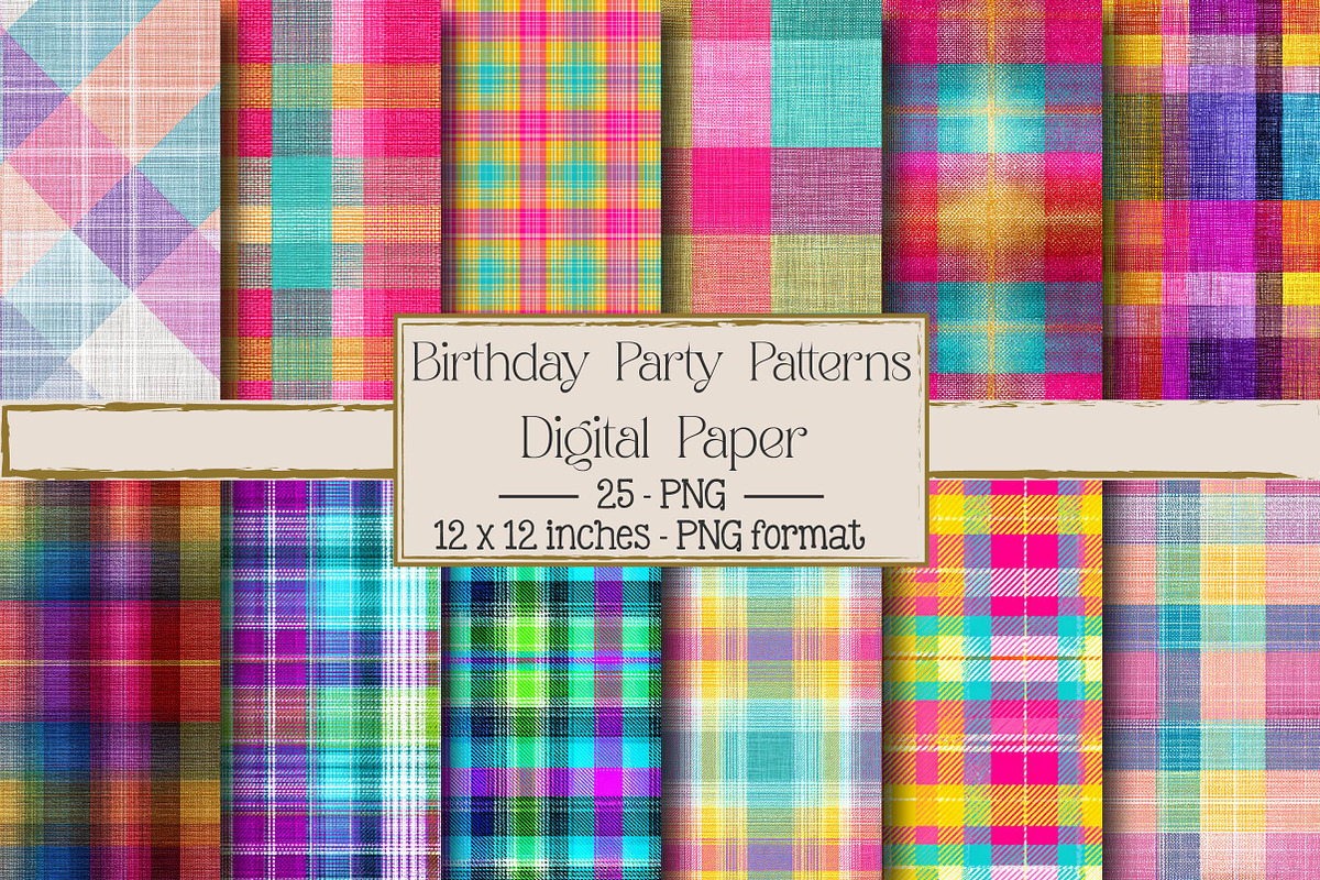 Birthday Party Patterns, an Illustration by DreamPrint404 (Photo 1 of 4)