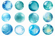 Summer Sea Underwater Bubbles Clipar, an Illustration by Designworld (Thumbnail 3 of 7)