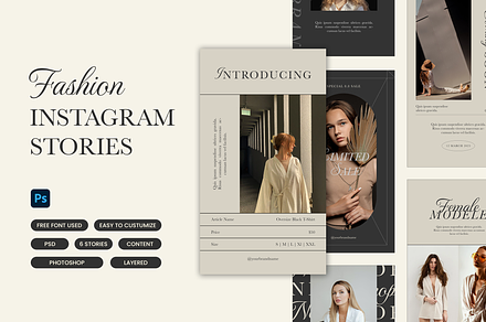 Minimalist Fashion Instagram Stories