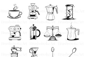 Cafe Sketches Clipart