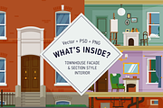 Townhouse Section Illustration, an Illustration by Masha Tace (Thumbnail 1 of 6)