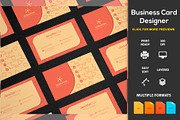 Business Card Designer, a Business Card Template by DesignsStore (Thumbnail 1 of 3)