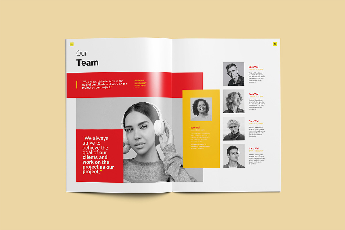 Company Profile, a Brochure Template by WOWPro (Photo 8 of 10)