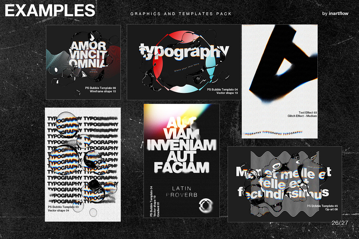 Graphics and Templates Pack, a Background Graphic by Inartflow (Photo 25 of 27)