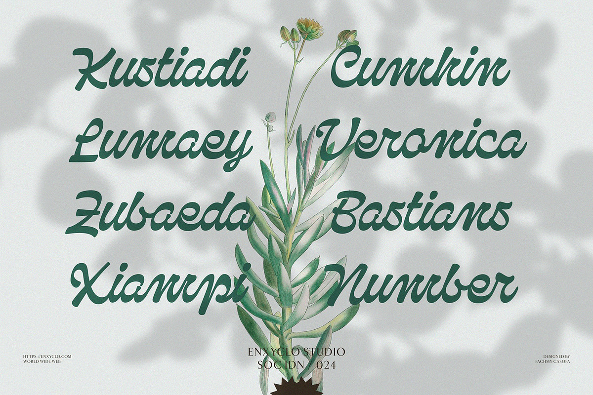NCL Qanproy Woldriug, a Script Font by Enxyclo Studio (Photo 13 of 19)
