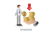 Passive Income 3D Icons Set Bundle, an Object Graphic by Aimagenarium@gmail.com (Thumbnail 13 of 21)