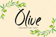 Olive, a Script Font by Omotu Studio (Thumbnail 1 of 8)