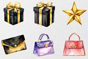 Luxury Shopping  Black Friday Clipar, an Illustration by DreamCafeArt (Thumbnail 4 of 7)