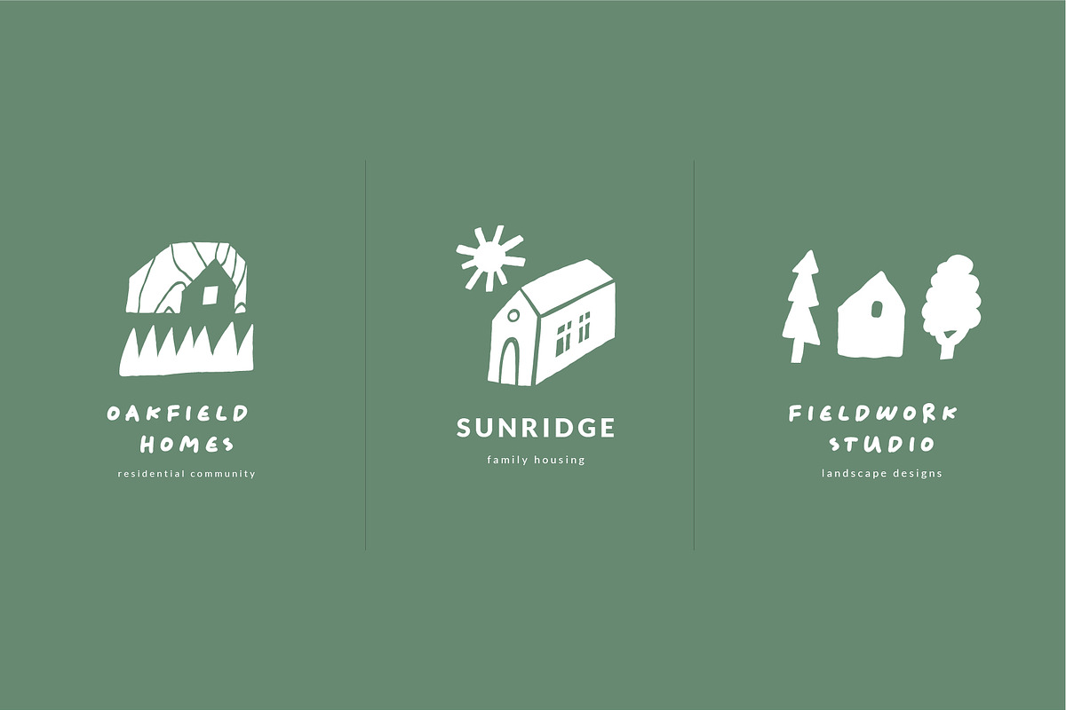 CUTOUT HOUSES | AI, PNG, EPS, SVG, an Object Illustration by Favete Art (Photo 6 of 16)