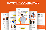 Ecommerce Landing Page, an UI Kit Template by CreativeShaper (Thumbnail 1 of 6)