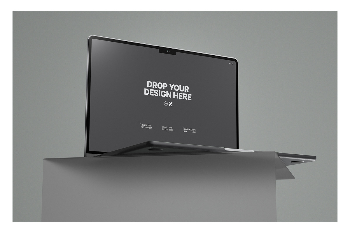Macbook 2023 Mockup, a Mac Mockup by HAZARD MOCKUPS (Photo 4 of 8)