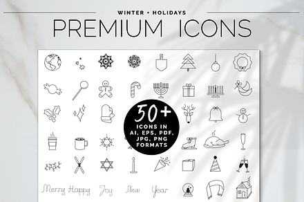 ICONS: Winter + Holidays