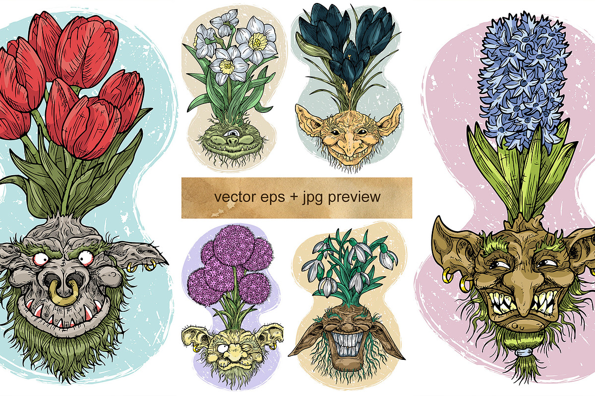 Flower Gnomes, an Object Graphic by Samiramay (Photo 3 of 5)