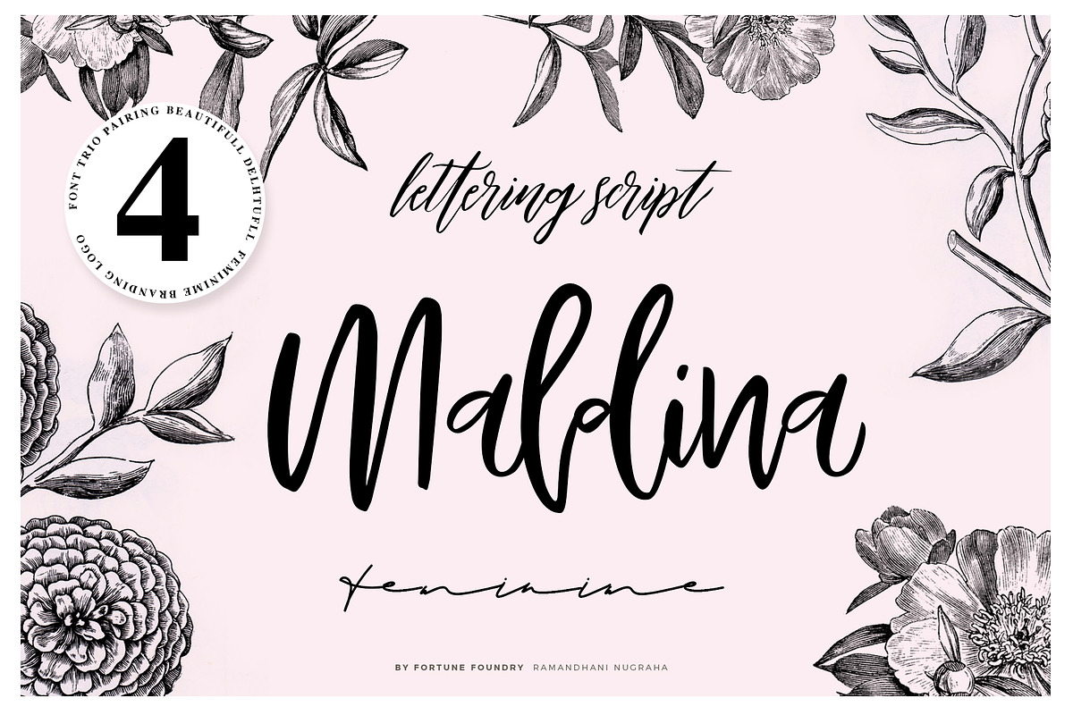 Maldina Feminime (4 fonts)
