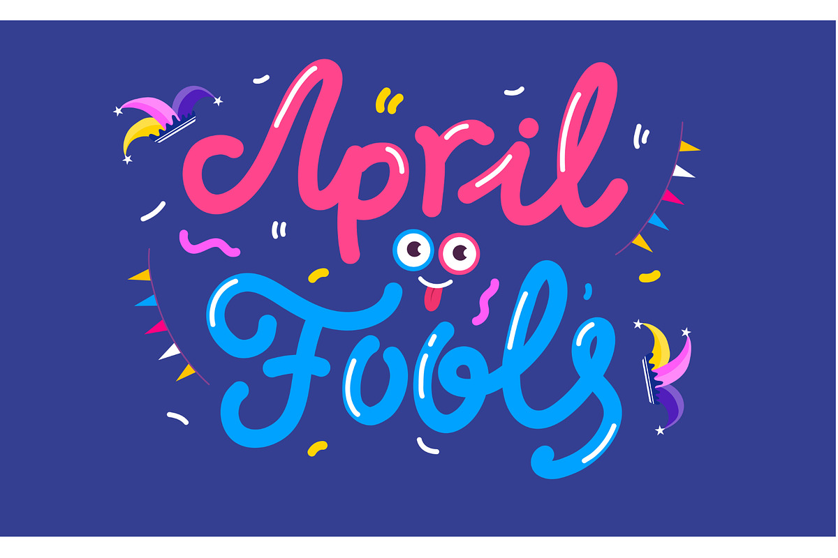 april fools day funny background, an Object Illustration by foxndeer (Photo 2 of 4)