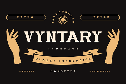 Vyntary - Vintage Slab Font