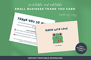 Editable Thank You Card Template, a Card Template by Elegant_Studio44 (Thumbnail 2 of 5)
