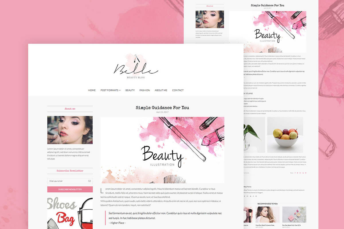Belle - Fashion WordPress Theme, a WordPress Template by EasyBlog Themes (Photo 4 of 4)