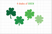 SVG Shamrock Clip Art, a Graphic by Digibonbons (Thumbnail 3 of 3)