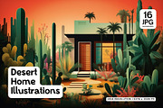 16 Desert Home Illustrations, a Decorative Illustration by HipFonts (Thumbnail 1 of 5)