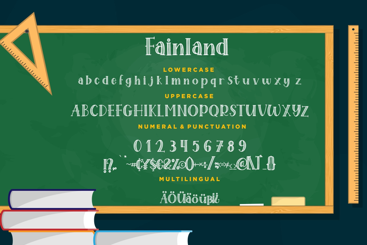 Fainland Stylish Business Font preview 6