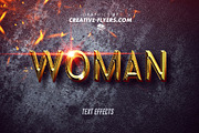 Wonder Woman Photoshop Text Effects, a Brushes & More by Rome B Creation (Thumbnail 1 of 2)