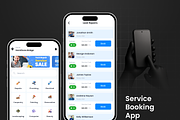 Service Booking App | Qservice, an UI Kit Template by Opus LabWorks (Thumbnail 2 of 8)