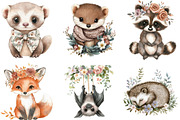 Charming Fairy Woodland Animals, an Illustration by Watercolor design (Thumbnail 4 of 4)