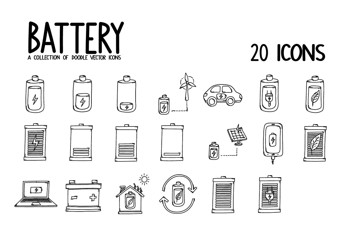 4300+ Hand-Drawn Doodle Icons Bundle, an Outline Icon by TKDoodle (Photo 6 of 36)