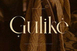 Gulike Elegant Serif Typeface