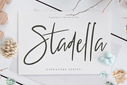 Stadella Signature Script Business, a Serif Font by Creatype Studio (Thumbnail 1 of 8)