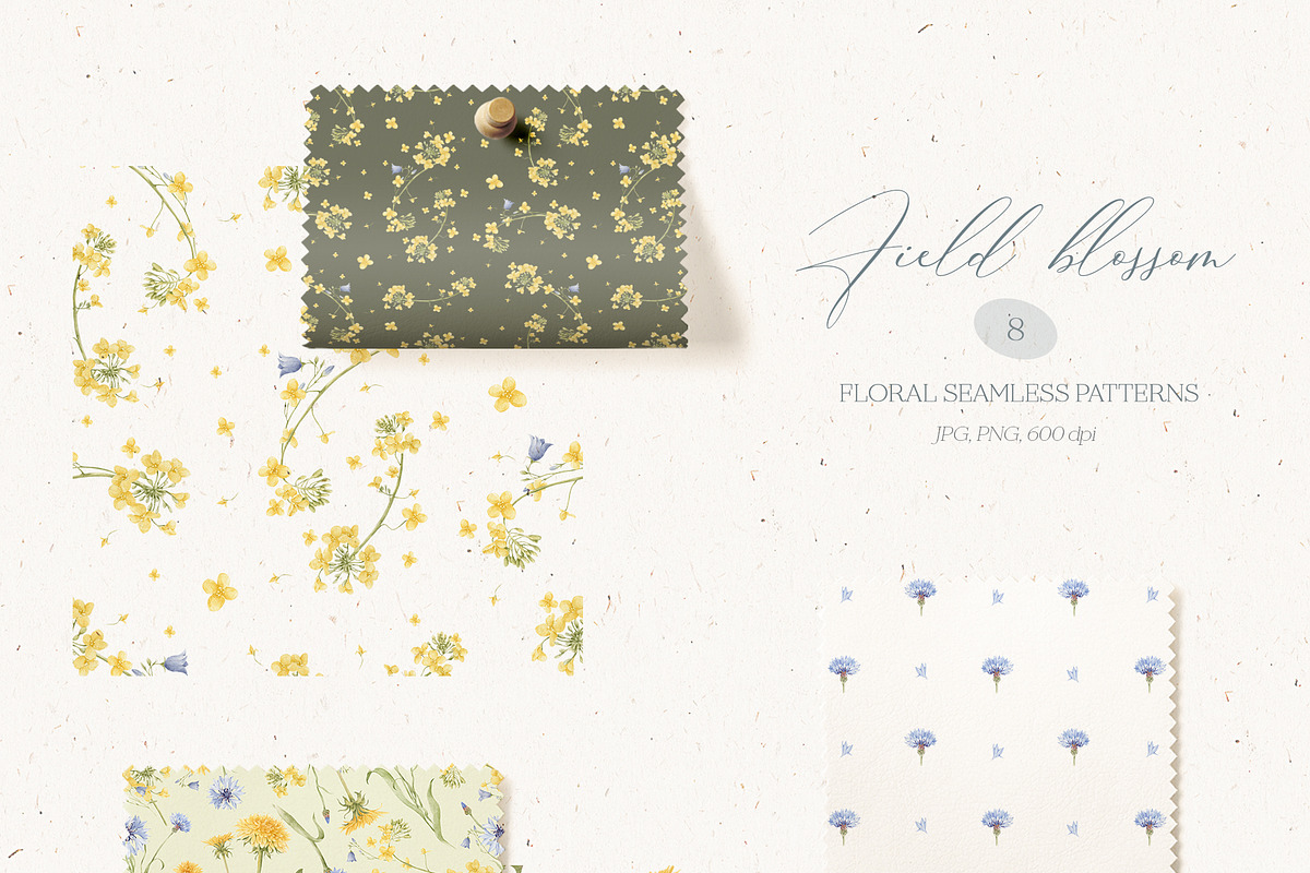 WILDFLOWERS - watercolor collection, an Illustration by Nastya.Chay (Photo 7 of 12)