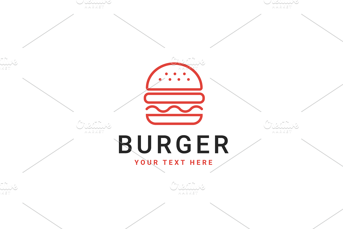 Burger Logo Design, a Branding & Logo Template by Soufone (Photo 2 of 3)