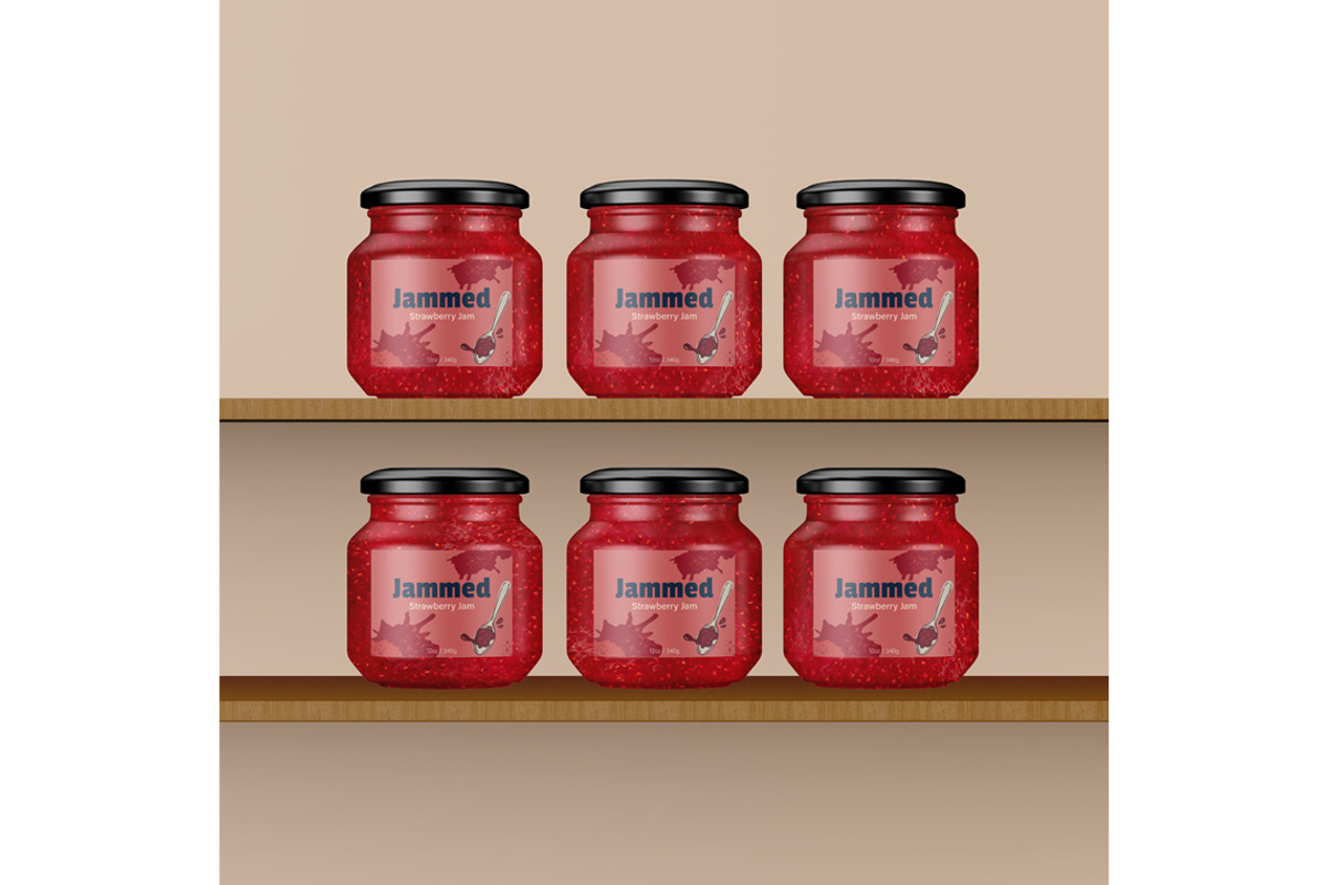 Jam Jar Mockups, a Packaging Mockup by Mockups Planet (Photo 3 of 5)