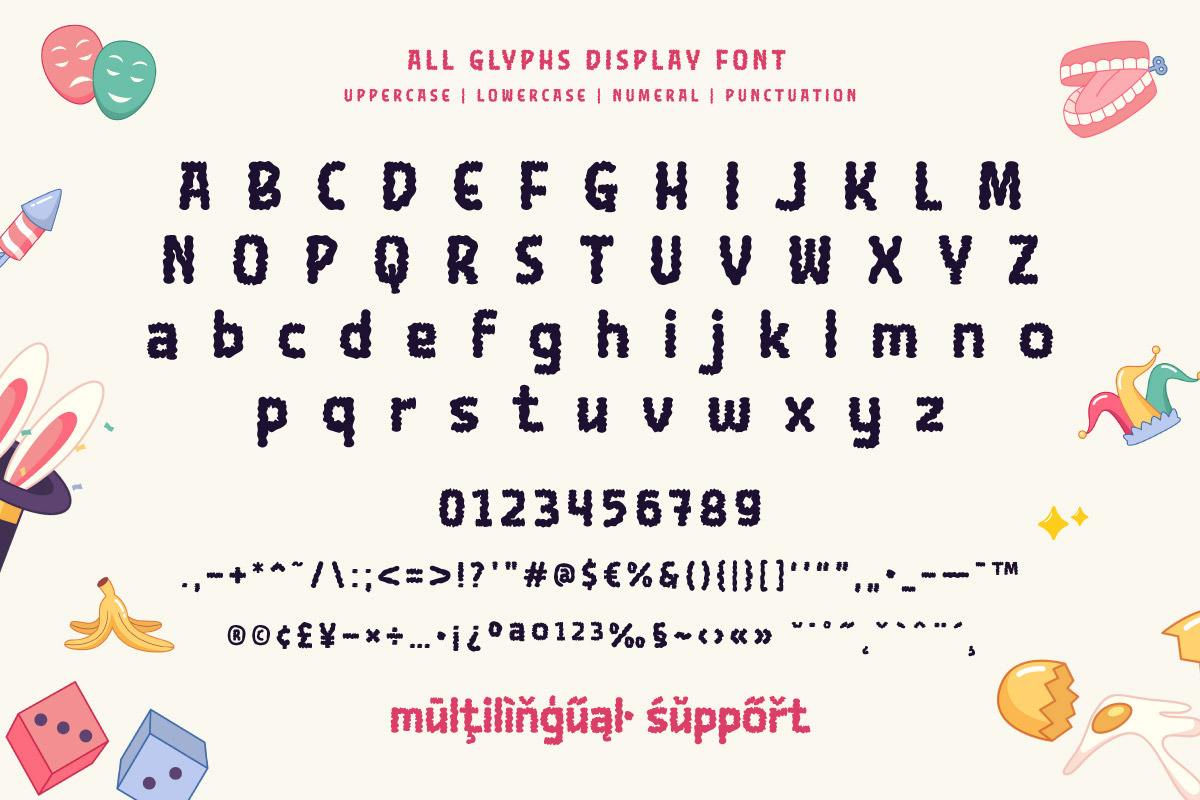 Blacem - Display Bubble Font, a Handwritten Font by trabaskriya (Photo 8 of 9)