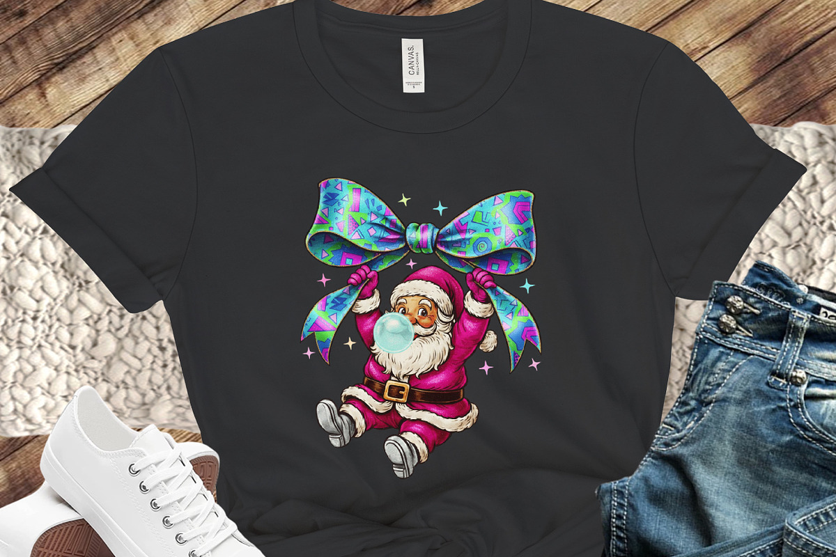 Santa Coquette Bow PNG, an Illustration by designcity5 (Photo 2 of 8)