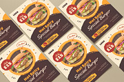 Hot spicy special burger flyer, a Flyer Template by Workhu (Thumbnail 1 of 3)