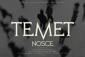 Temet Nosce - Serif Font Family