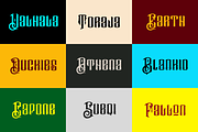 Barakah Layered Typeface + Extras, a Font by Bombastype (Thumbnail 3 of 11)