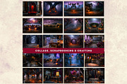 Hallowmere Halloween Backgrounds, a Seasonal Illustration by ThatsDesignArt (Thumbnail 14 of 16)