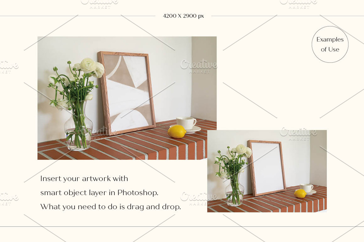 Photo Frame Mockup Bundle, a Print Template by LOPEstudio (Photo 8 of 11)
