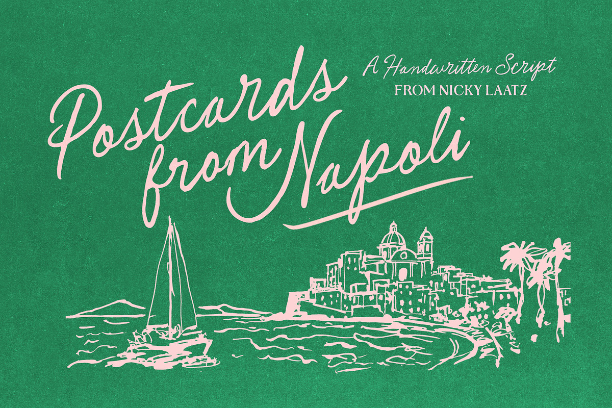 Postcards from Napoli Script, a Font by Nicky Laatz (Photo 33 of 36)