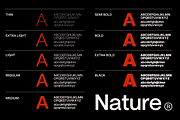 ZT Nature Sans - 18 Font & Variable, a Sans Serif Font by zelow type (Thumbnail 6 of 11)
