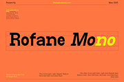 Rofane Mono, a Serif Font by Muksal Creative (Thumbnail 1 of 13)