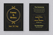 Wedding Invitation Card, a Stationery Template by MightyDesign (Thumbnail 3 of 7)