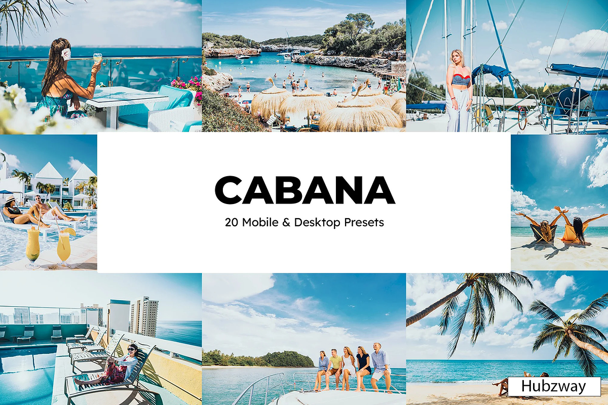 20 Cabana Lightroom Presets and LUTs, a Preset Add-On by Hubzway (Photo 1 of 10)